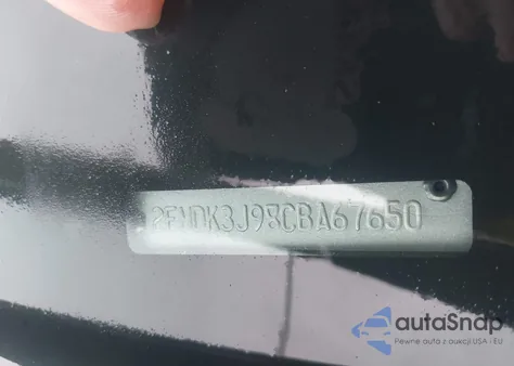 2012 Ford Edge Sel z USA, uszkodzony, nr VIN 2FMDK3J98CBA67650